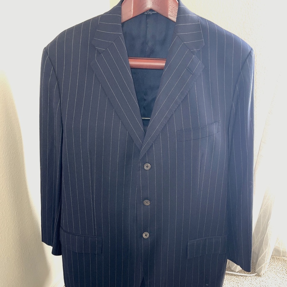 Ralph Lauren Polo Men's suit 100% wool 48L